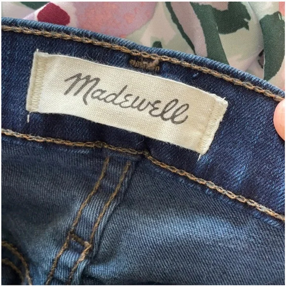 Madewell 10" High-Rise Skinny Jeans in Hayes Wash Size:29 - Picture 4 of 5